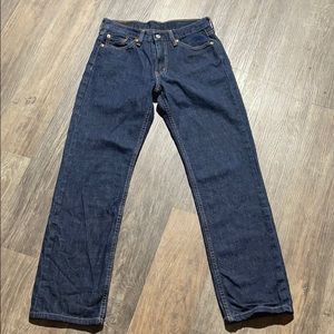Levi’s 514 Dark High Rise Straight Jeans Sz 30/32